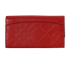 Burberry Embossed Continental Wallet, &pound;110, Accessories, Red, Leather, Back view